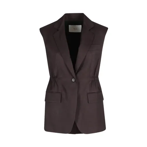 Tela - Jackets > Vests - Brown - Tela - Modalova