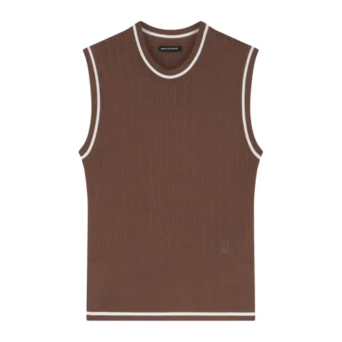 Knitwear > Round-neck Knitwear - - Armani Exchange - Modalova
