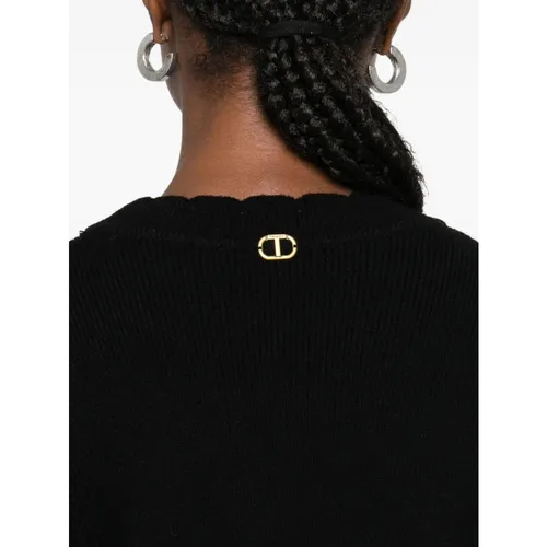 Knitwear > Round-neck Knitwear - - Twinset - Modalova