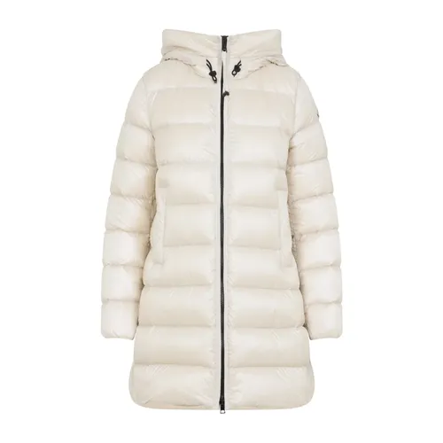 Moncler - Coats > Parkas - Beige - Moncler - Modalova