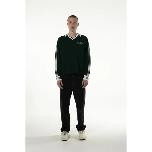 Knitwear > V-neck Knitwear - - Goodies Sportive - Modalova