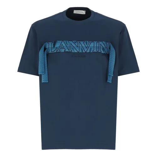 Lanvin - Tops > T-Shirts - Blue - Lanvin - Modalova