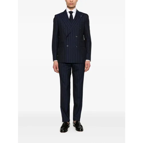 Suits > Suit Sets > Double Breasted Suits - - Tagliatore - Modalova