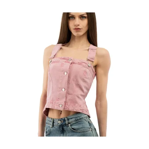Tops > Sleeveless Tops - - Moschino - Modalova