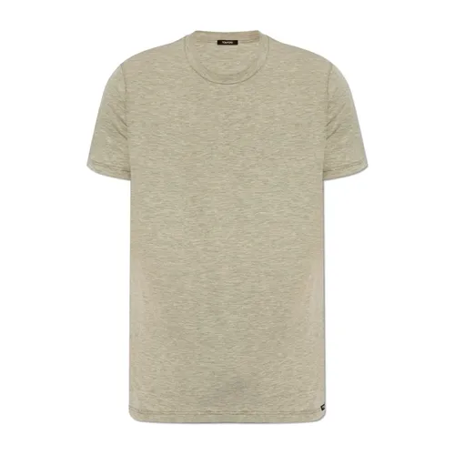 Tom Ford - Tops > T-Shirts - Gray - Tom Ford - Modalova