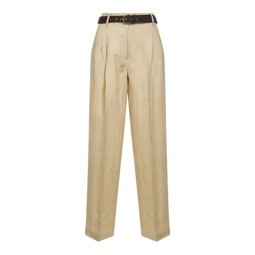 Trousers > Wide Trousers - - Max Mara Studio - Modalova