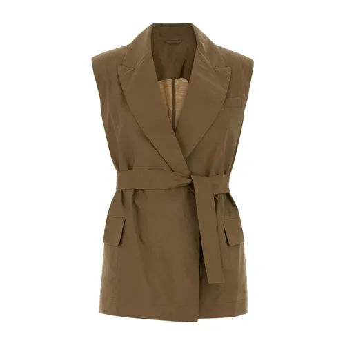 Jackets > Vests - - Brunello Cucinelli - Modalova