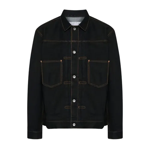 Jackets > Denim Jackets - - Sacai - Modalova