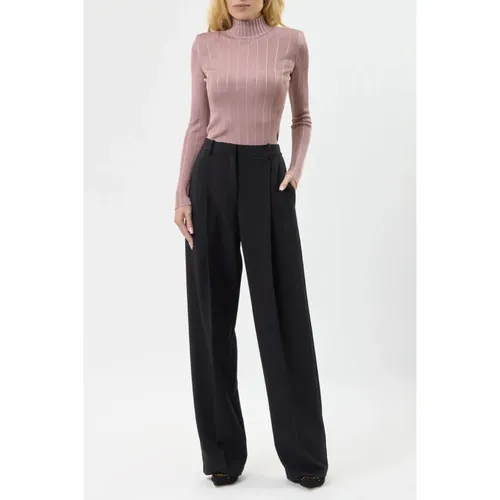 Trousers > Wide Trousers - - Elisabetta Franchi - Modalova