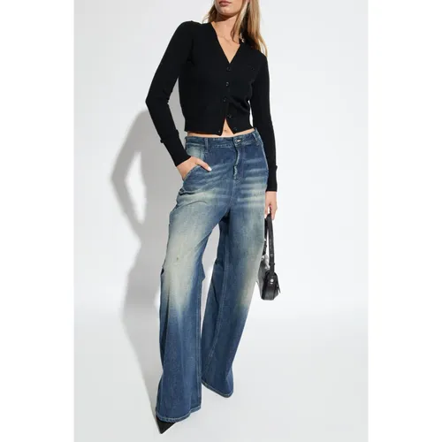 Knitwear > Cardigans - - Diesel - Modalova