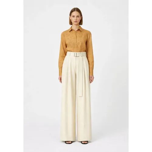 Trousers > Wide Trousers - - Max Mara Studio - Modalova