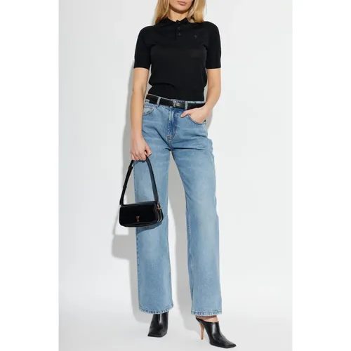 Knitwear > V-neck Knitwear - - Ami Paris - Modalova
