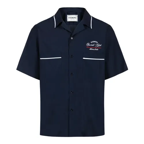 Shirts > Short Sleeve Shirts - - Iceberg - Modalova