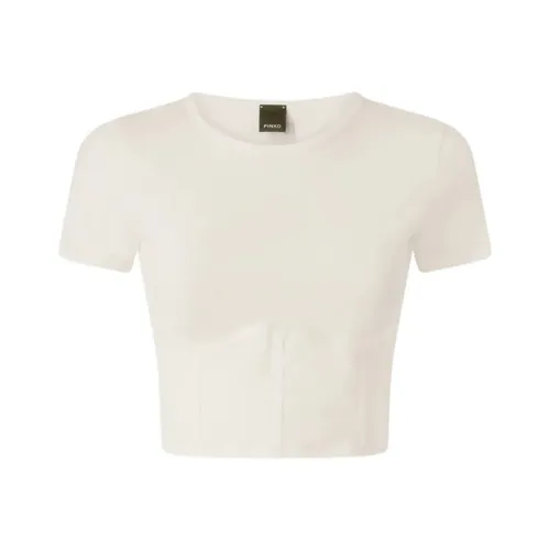Pinko - Tops > T-Shirts - White - Pinko - Modalova