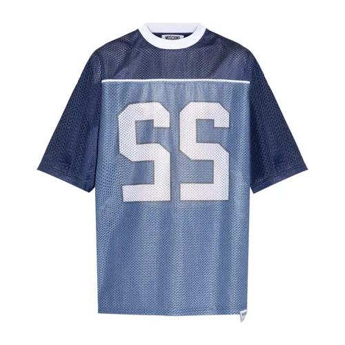 Moschino - Tops > T-Shirts - Blue - Moschino - Modalova