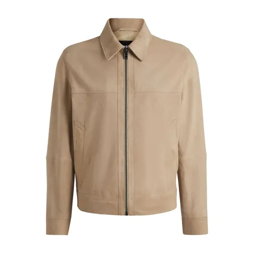 Jackets > Leather Jackets - - Hugo - Modalova