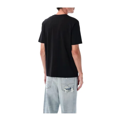 Diesel - Tops > T-Shirts - Black - Diesel - Modalova