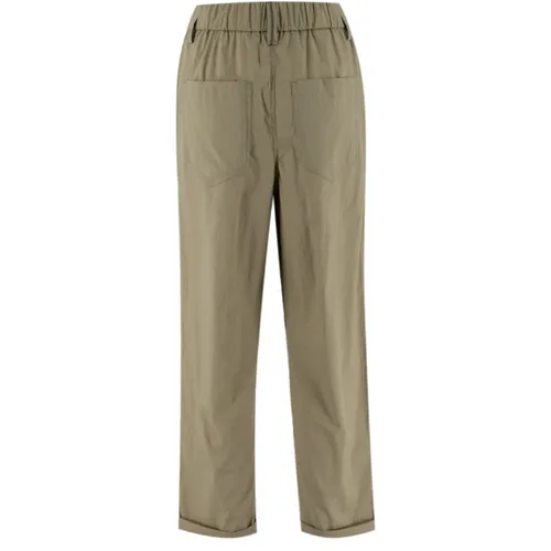 Trousers > Straight Trousers - - Brunello Cucinelli - Modalova