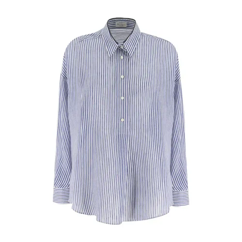 Blouses & Shirts > Shirts - - Brunello Cucinelli - Modalova