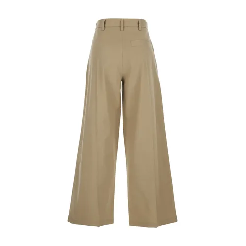 Trousers > Wide Trousers - - Tela - Modalova