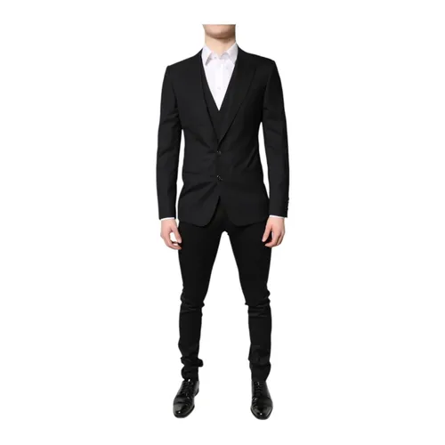 Suits > Suit Sets > Single Breasted Suits - - Dolce & Gabbana - Modalova