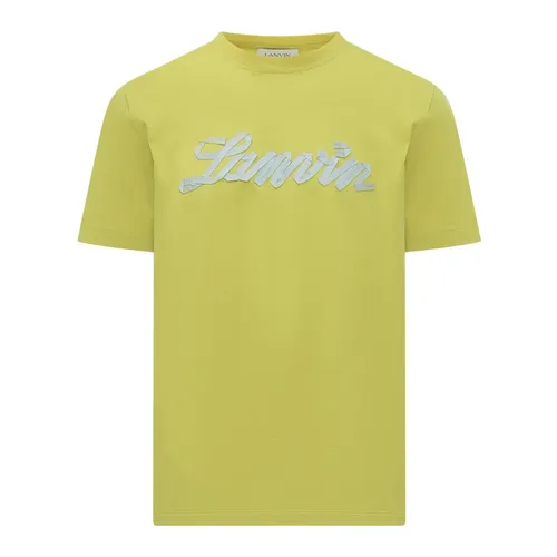 Lanvin - Tops > T-Shirts - Yellow - Lanvin - Modalova