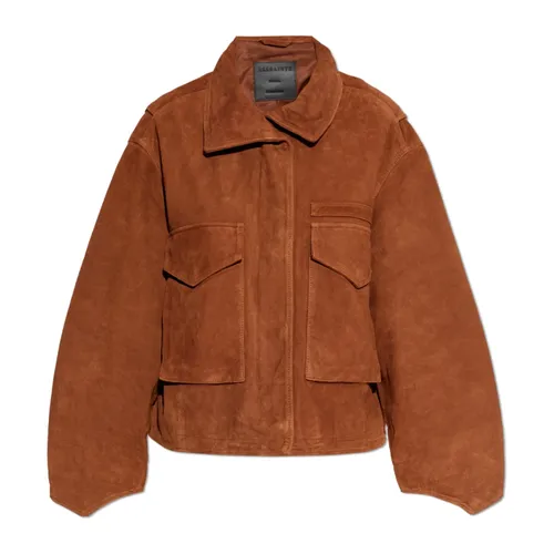 Jackets > Leather Jackets - - AllSaints - Modalova