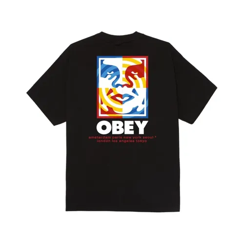 Obey - Tops > T-Shirts - Black - Obey - Modalova