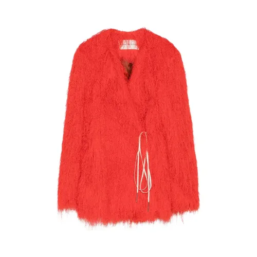 Jackets > Faux Fur & Shearling Jackets - - Dries Van Noten - Modalova