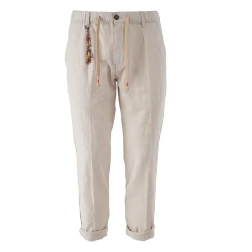 Trousers > Slim-fit Trousers - - YES ZEE - Modalova