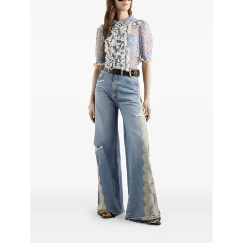 Jeans > Wide Jeans - - Dolce & Gabbana - Modalova