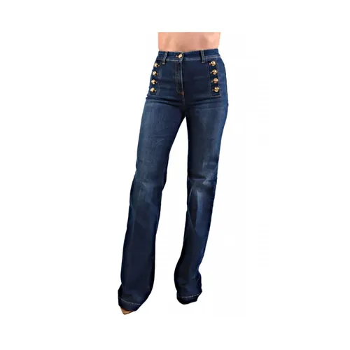 Jeans > Boot-cut Jeans - - Elisabetta Franchi - Modalova