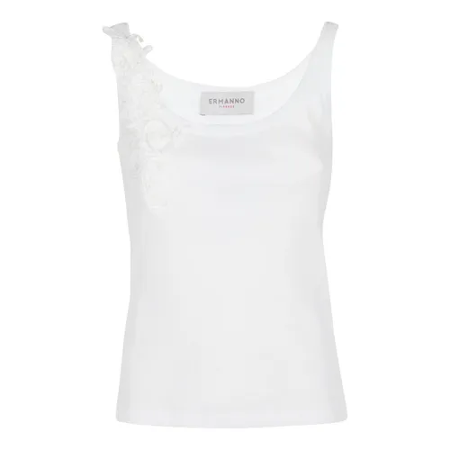 Tops > Sleeveless Tops - - Ermanno Scervino - Modalova