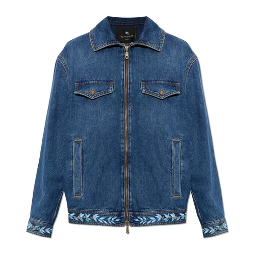 Jackets > Denim Jackets - - Etro - Modalova