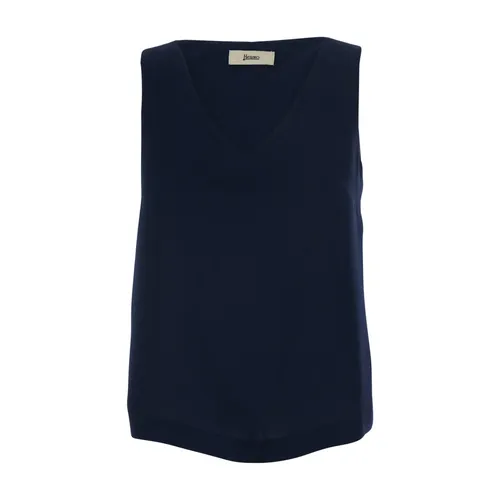 Tops > Sleeveless Tops - - Herno - Modalova