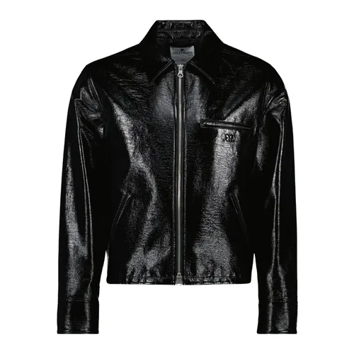 Jackets > Leather Jackets - - Courrèges - Modalova
