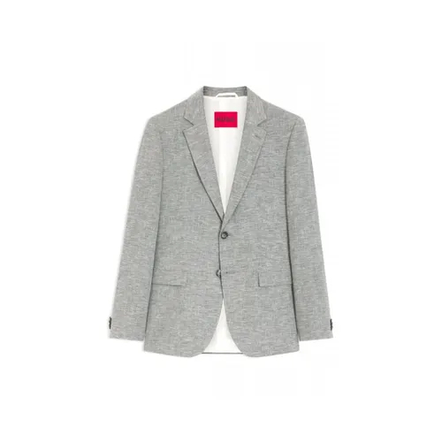 Hugo - Jackets > Blazers - Gray - Hugo - Modalova