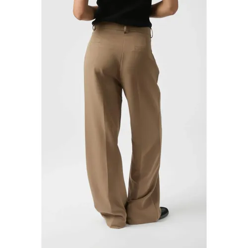 Trousers > Wide Trousers - - Neo Noir - Modalova