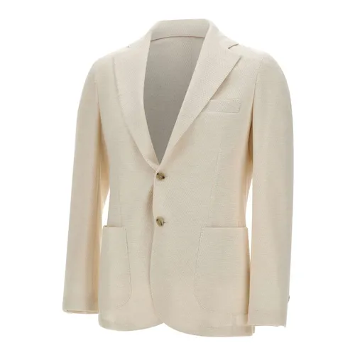 Barba - Jackets > Blazers - White - Barba - Modalova
