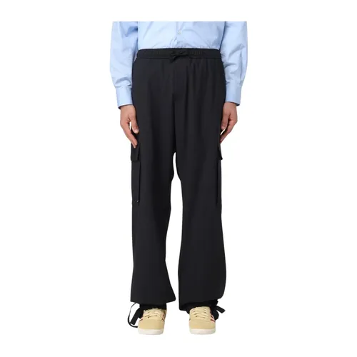 Trousers > Wide Trousers - - Msgm - Modalova