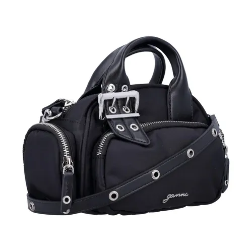 Ganni - Bags > Handbags - Black - Ganni - Modalova