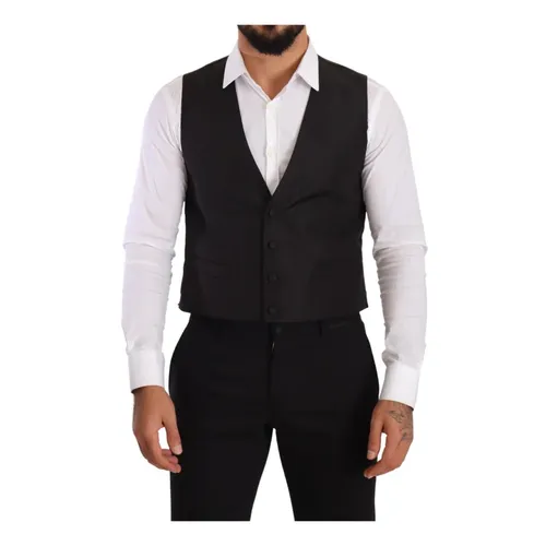 Suits > Suit Vests - - Dolce & Gabbana - Modalova
