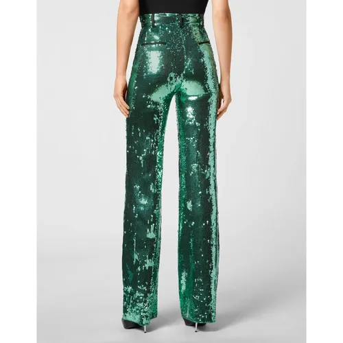 Trousers > Wide Trousers - - Philipp Plein - Modalova