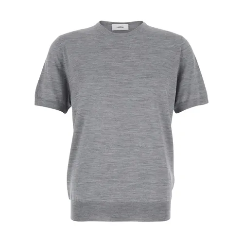 Lardini - Tops > T-Shirts - Gray - Lardini - Modalova