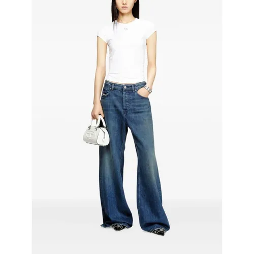 Diesel - Tops > T-Shirts - White - Diesel - Modalova