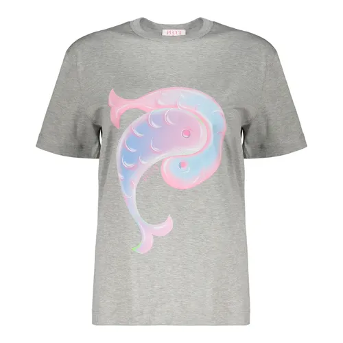 Pucci - Tops > T-Shirts - Gray - Pucci - Modalova