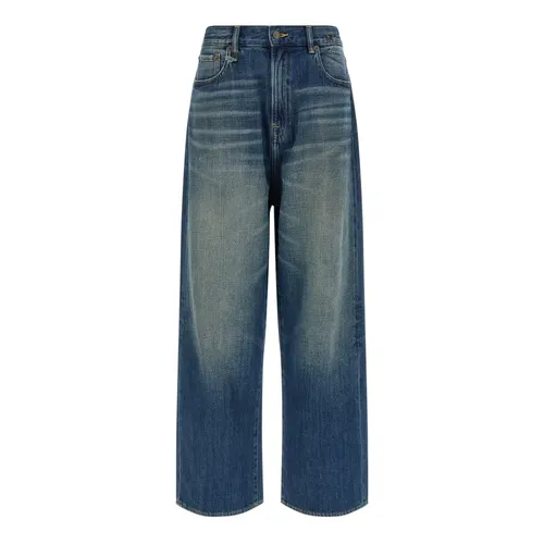 R13 - Jeans > Wide Jeans - Blue - R13 - Modalova