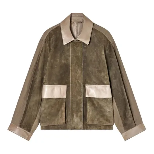 Jackets > Leather Jackets - - Giorgio Armani - Modalova