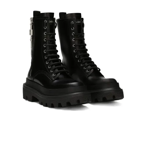 Shoes > Boots > Lace-up Boots - - Dolce & Gabbana - Modalova