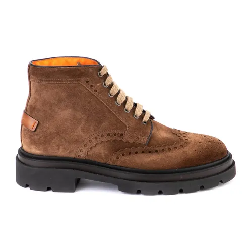 Shoes > Boots > Lace-up Boots - - Santoni - Modalova